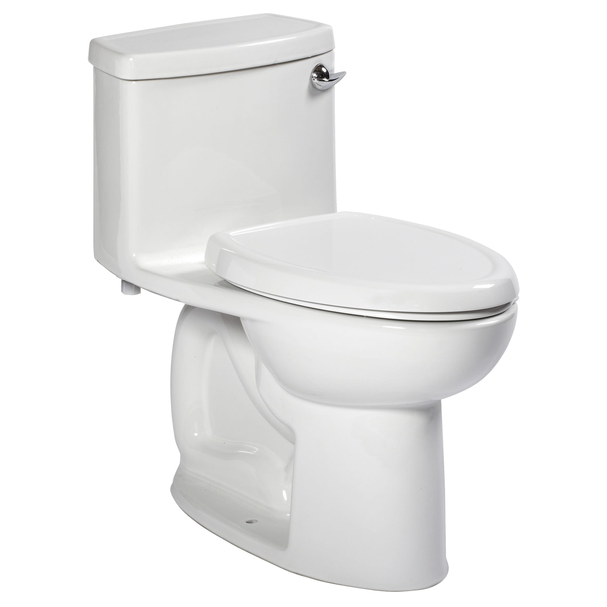 Compact Cadet 3 One Piece 128 gpf 48 Lpf Chair Height Right Hand Trip Lever Elongated Toilet With Seat WHITE